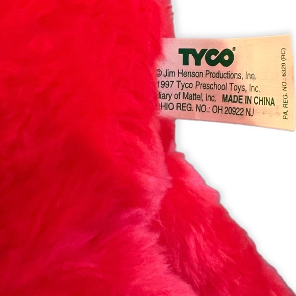 VTG 1997 Tyco Elmo Stuffed Animal Style 34606 “Elmo Loves You” LIKE NEW & TESTED - Picture 5 of 5
